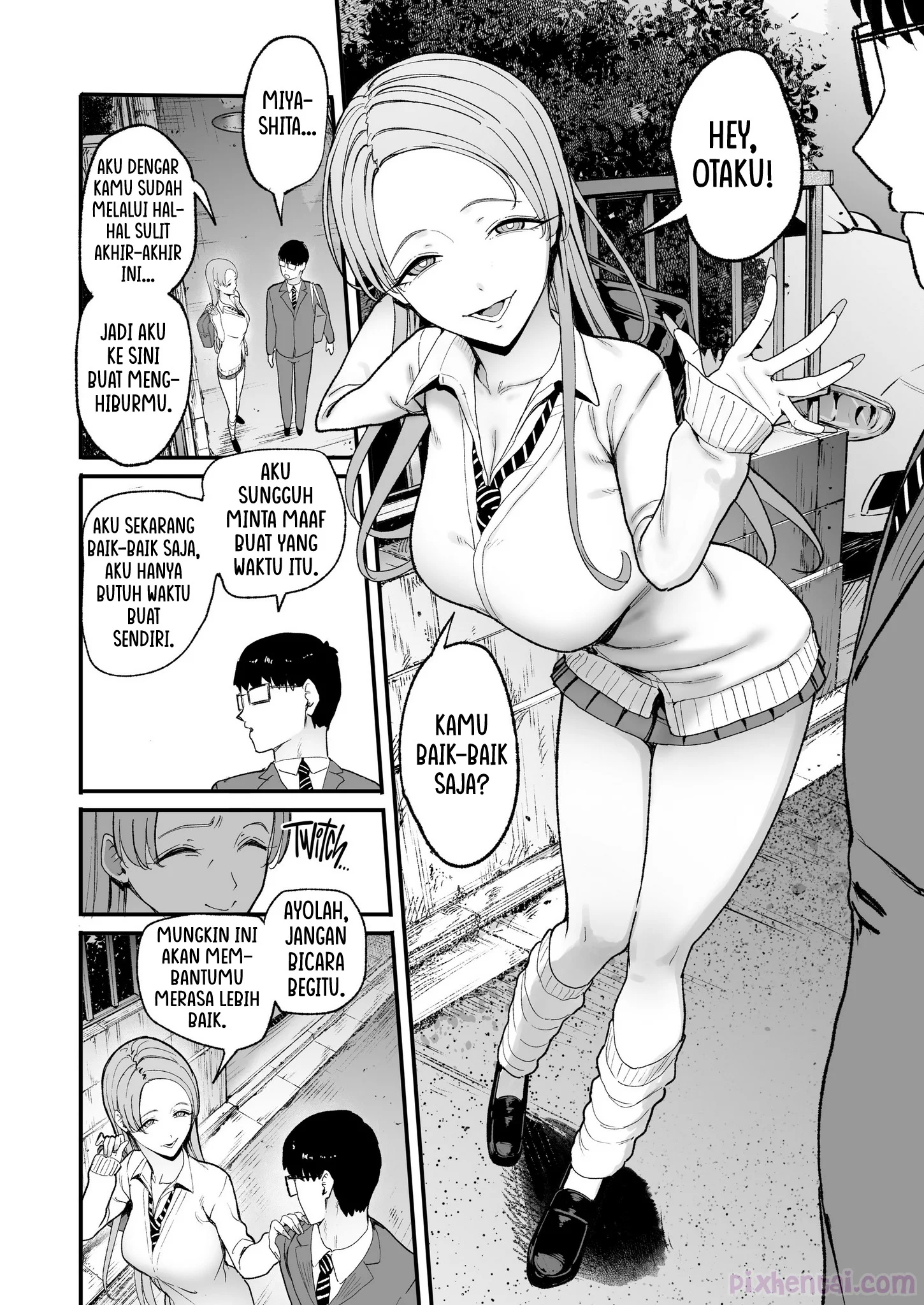 Komik hentai xxx manga sex bokep The Gyaru I Hang Out with Lets Me Use Her Pussy 5 page 22